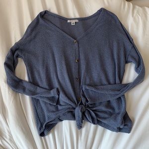 Button Down Henley Tee